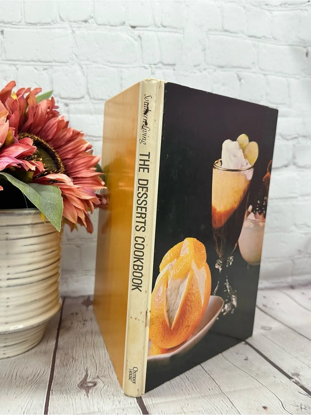 vtg 1976 Southern Living The Desserts Cookbook retro collectible hardcover